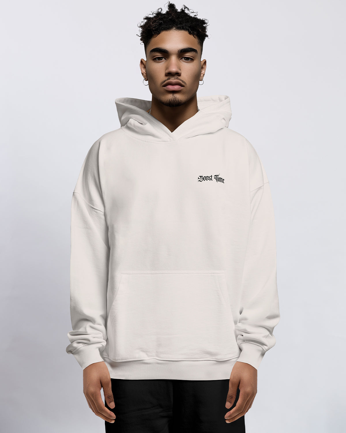 Boost Time Turbocharger Oversized Hoodie