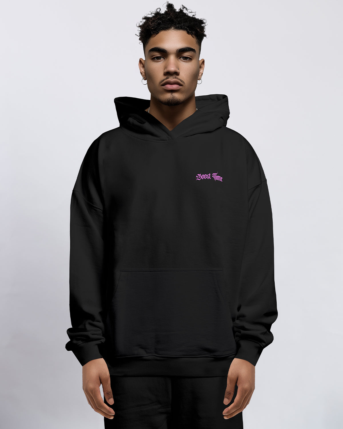 Boost Time Turbocharger Oversized Hoodie