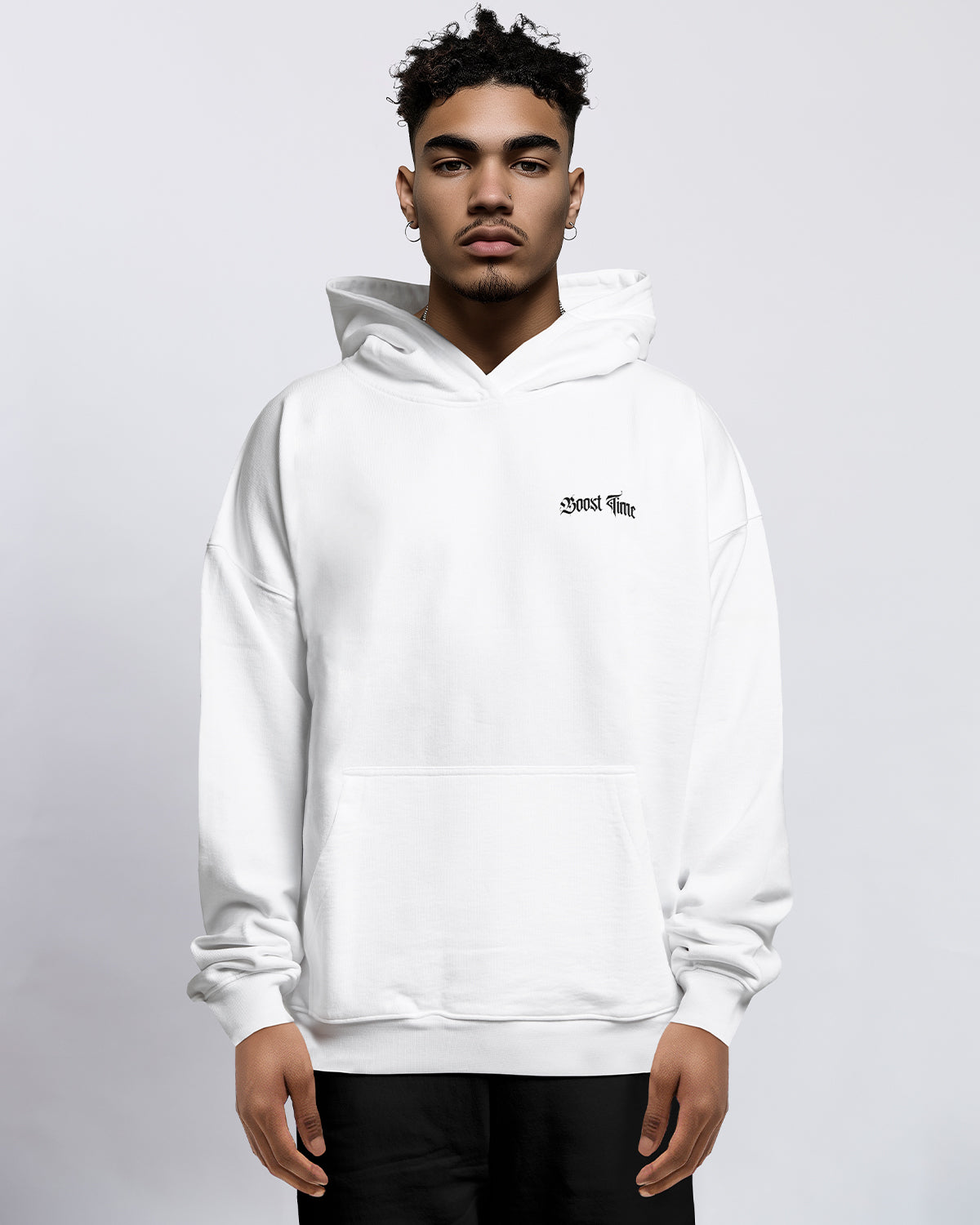 Boost Time Turbocharger Oversized Hoodie