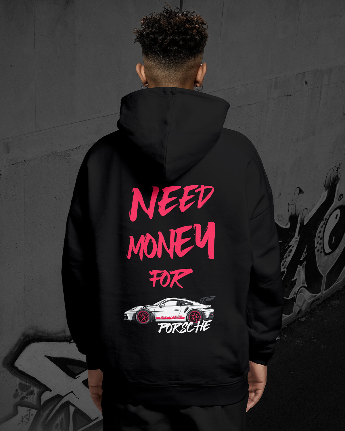 Need Money For Porsche GT3 RS Oversized Hoodie