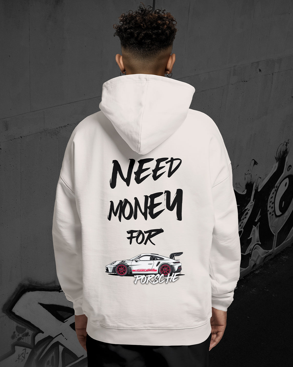 Need Money For Porsche GT3 RS Oversized Hoodie