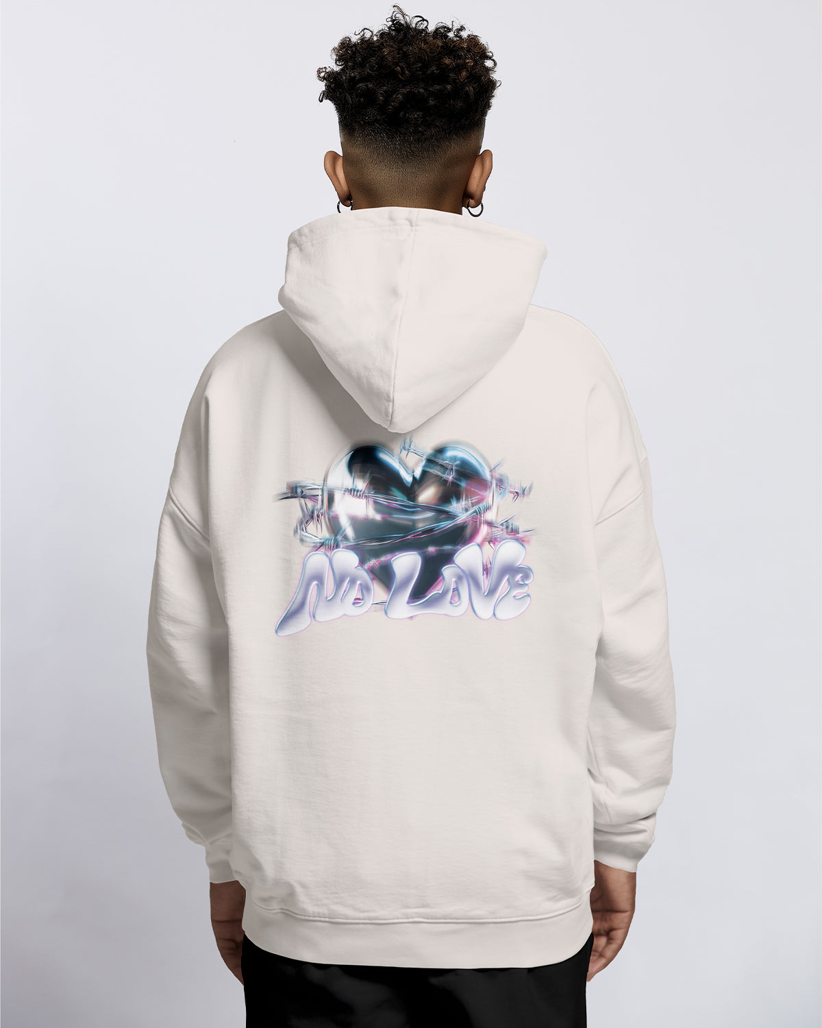 NO LOVE Oversized Hoodie