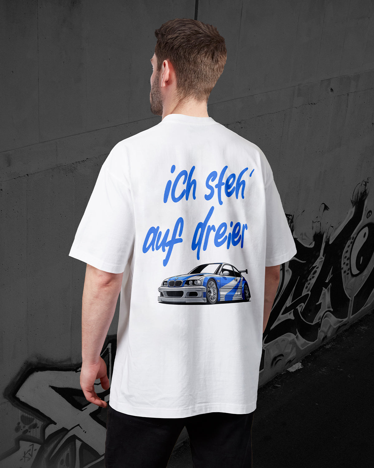 RESULTRA ICH STEH' AUF DREIER - Oversized T-Shirt