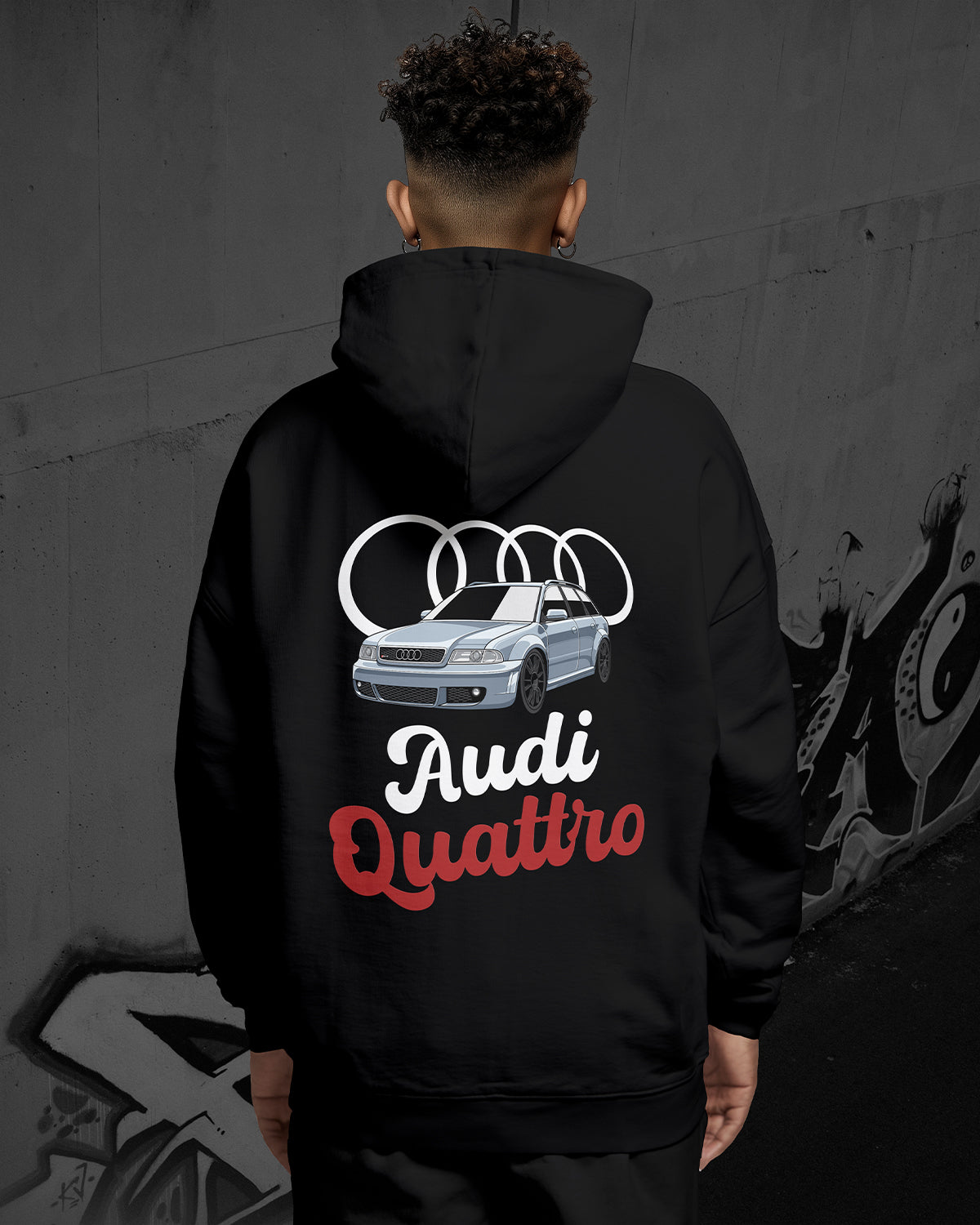 Audi RS4 B5 Avant Quattro Oversized Hoodie