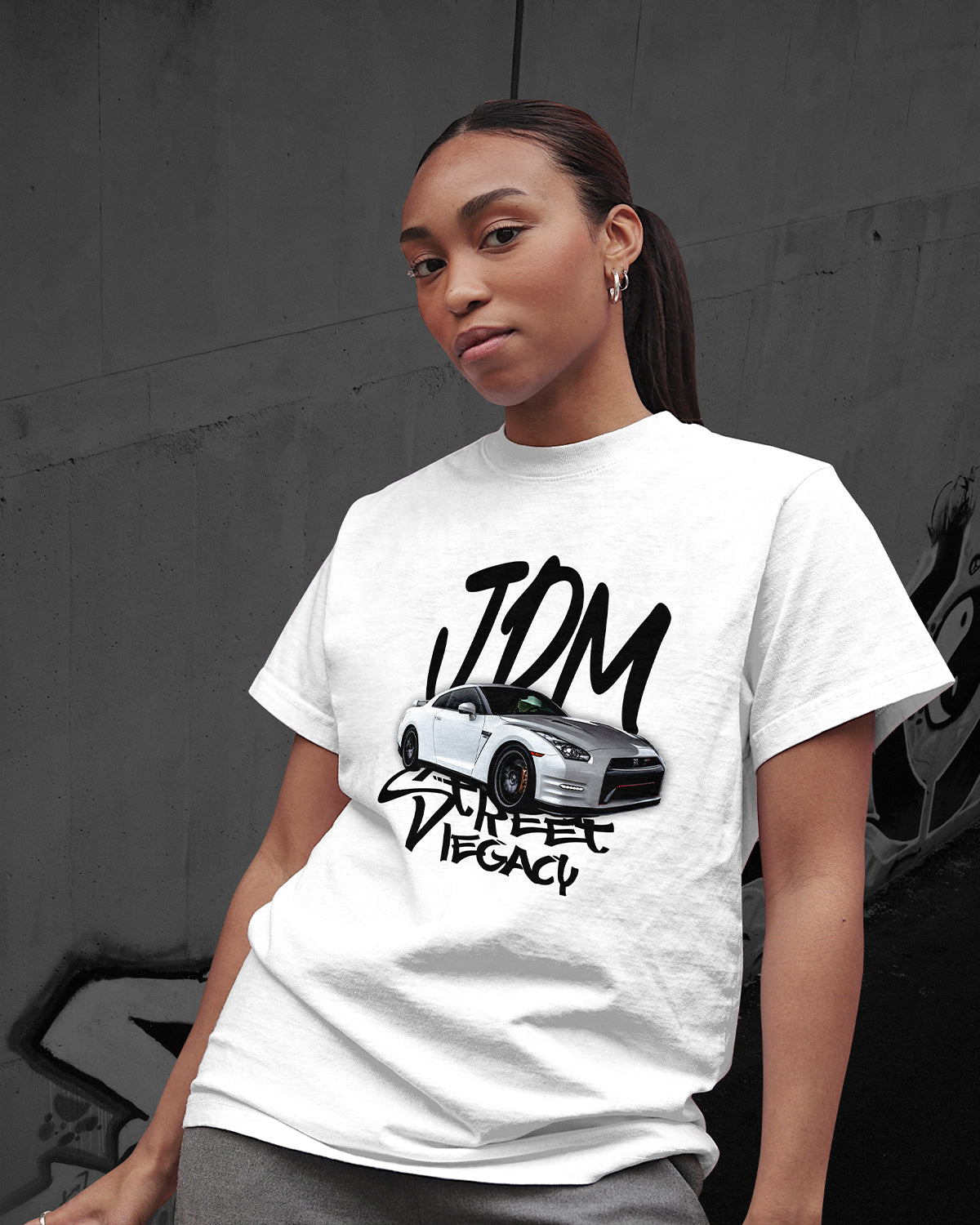 JDM NISSAN GT-R STREET LEGACY - Oversized T-Shirt