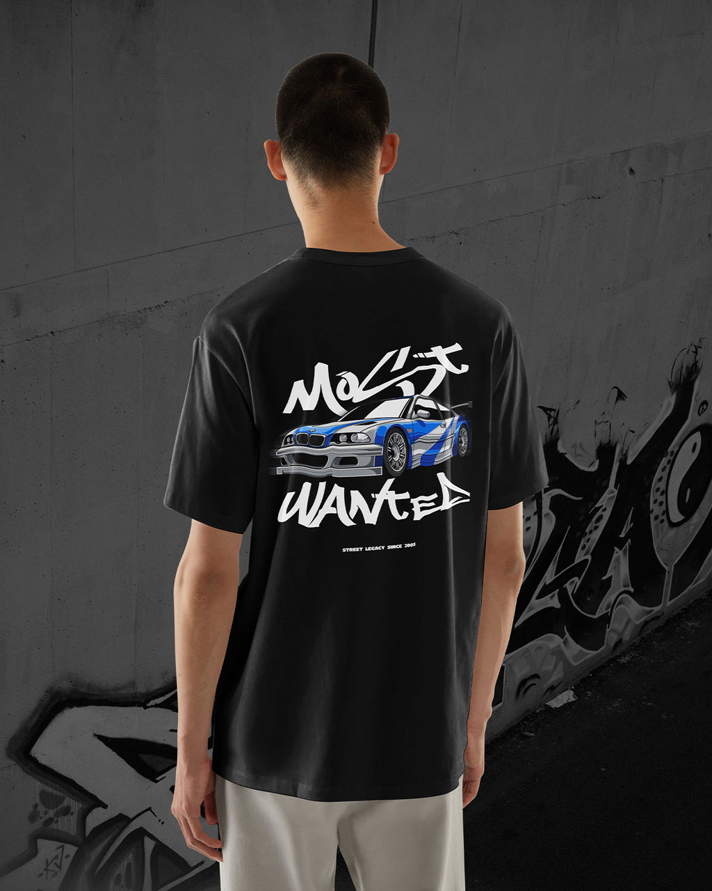 NEED FOR SPEED MOST WANTED M3 - Oversized T-Shirt