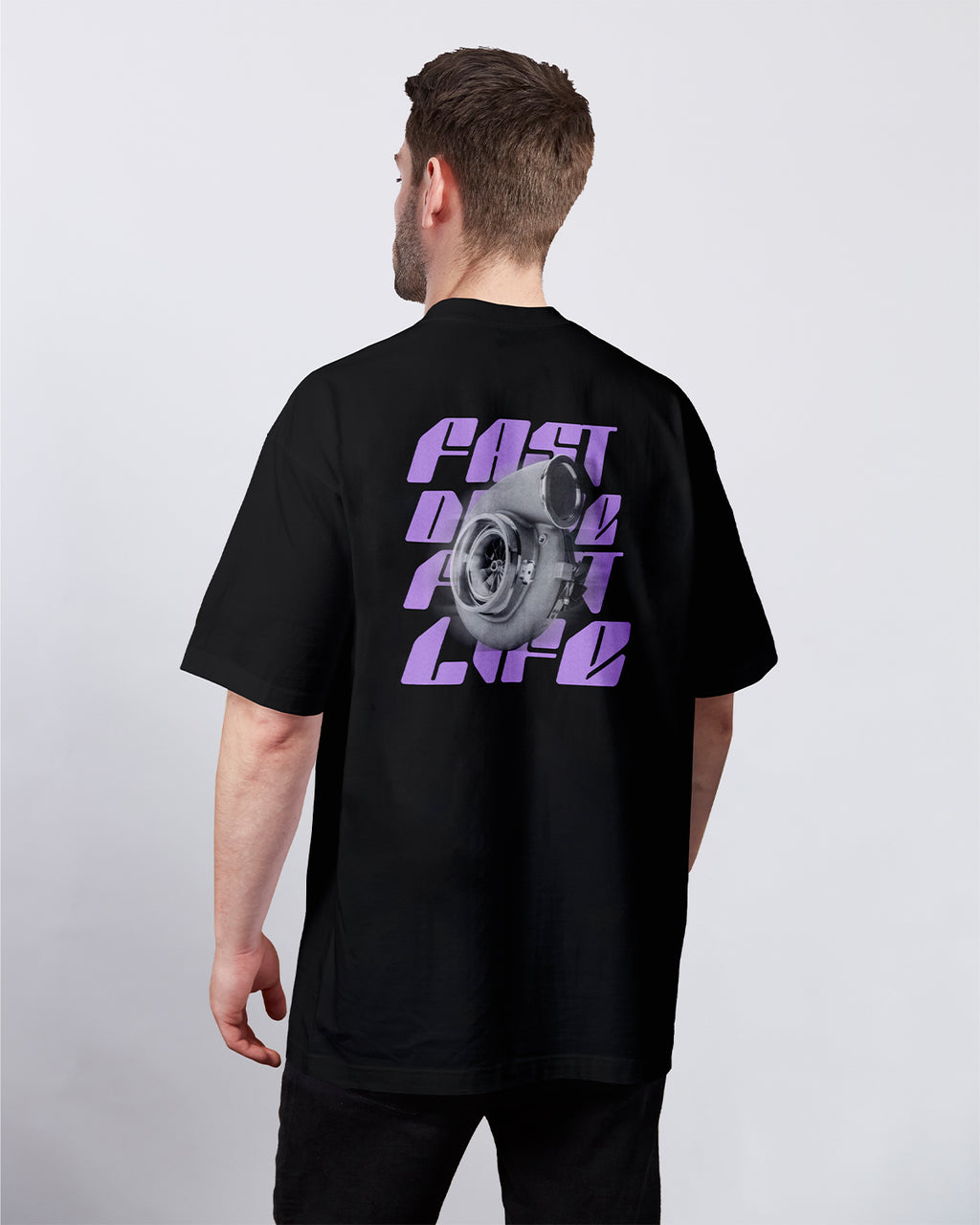 FAST DRIVE FAST LIFE Oversized T-Shirt
