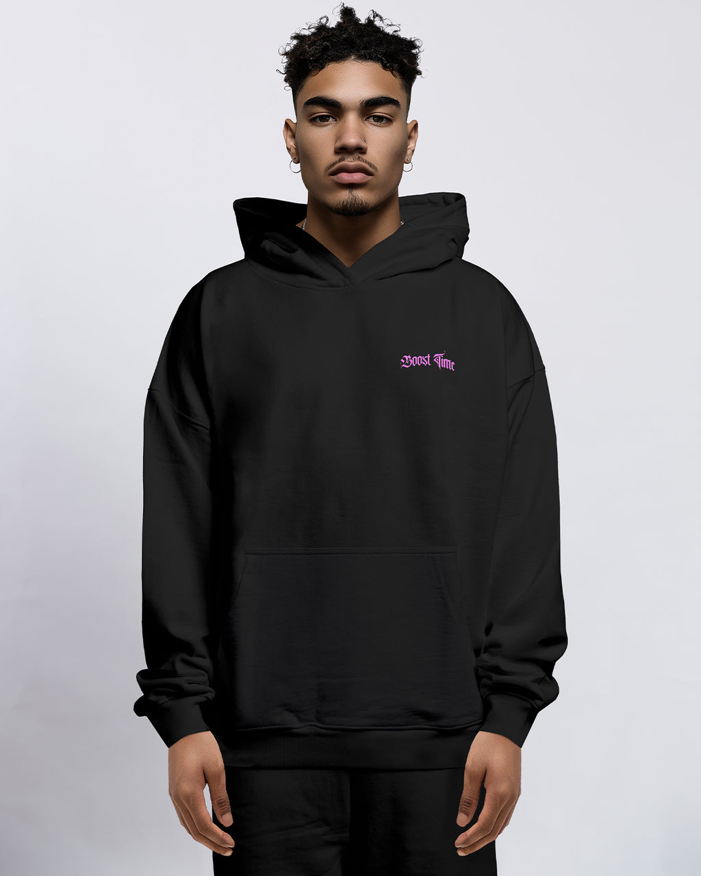 Boost Time Turbocharger Oversized Hoodie