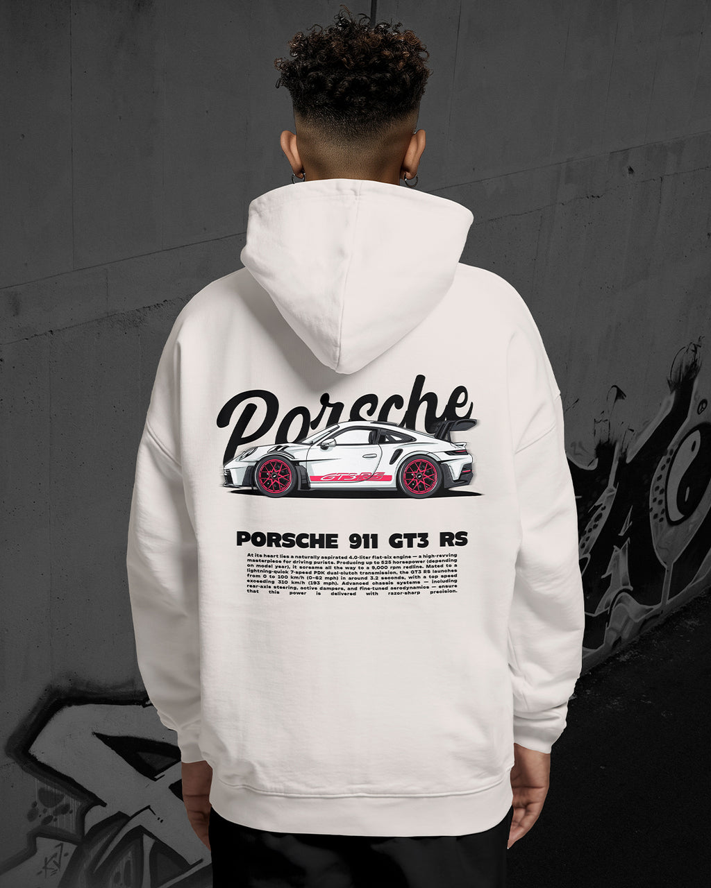 Porsche 911 GT3 RS Oversized Hoodie