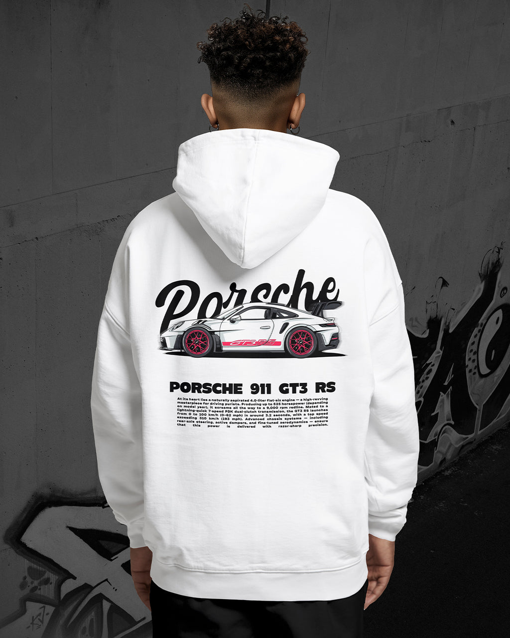 Porsche 911 GT3 RS Oversized Hoodie