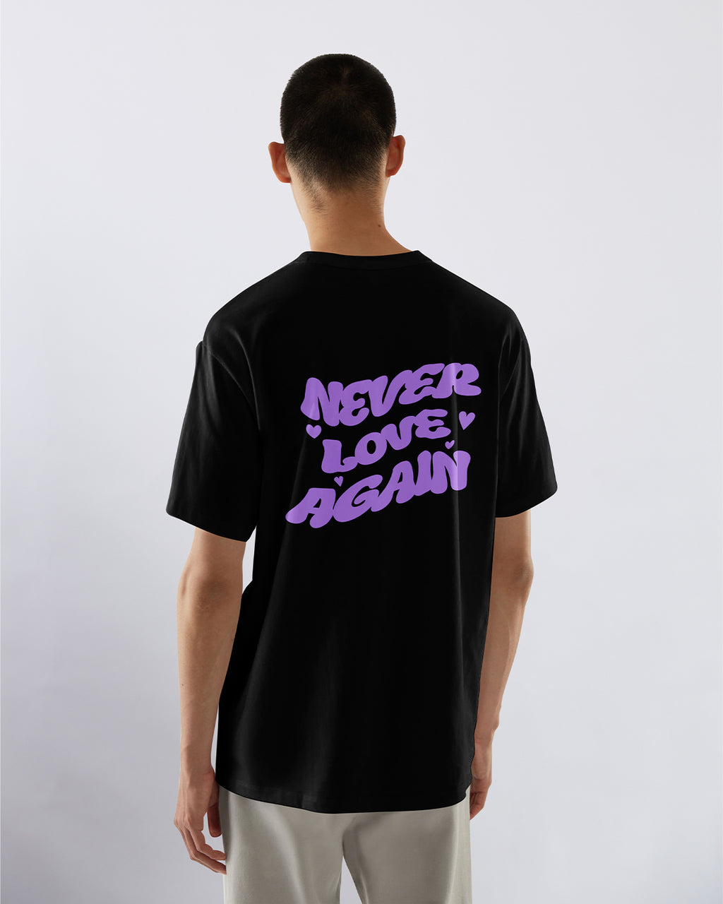 NEVER LOVE AGAIN Oversized T-Shirt