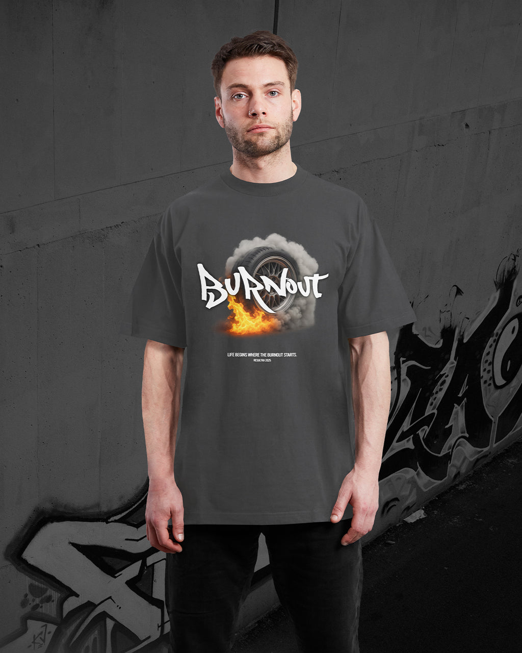BURNOUT - Oversized T-Shirt