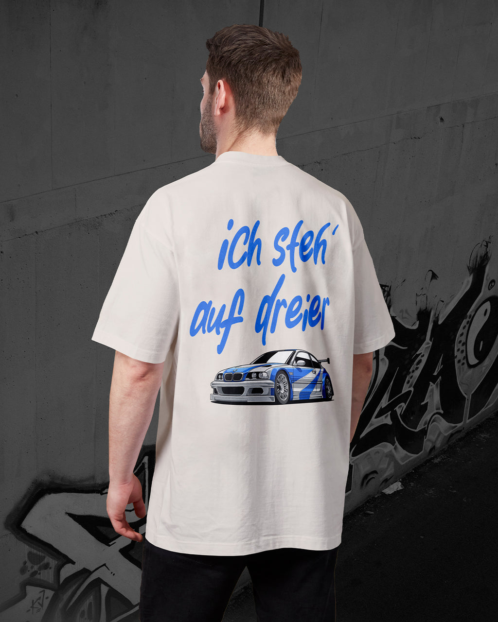 RESULTRA ICH STEH' AUF DREIER - Oversized T-Shirt