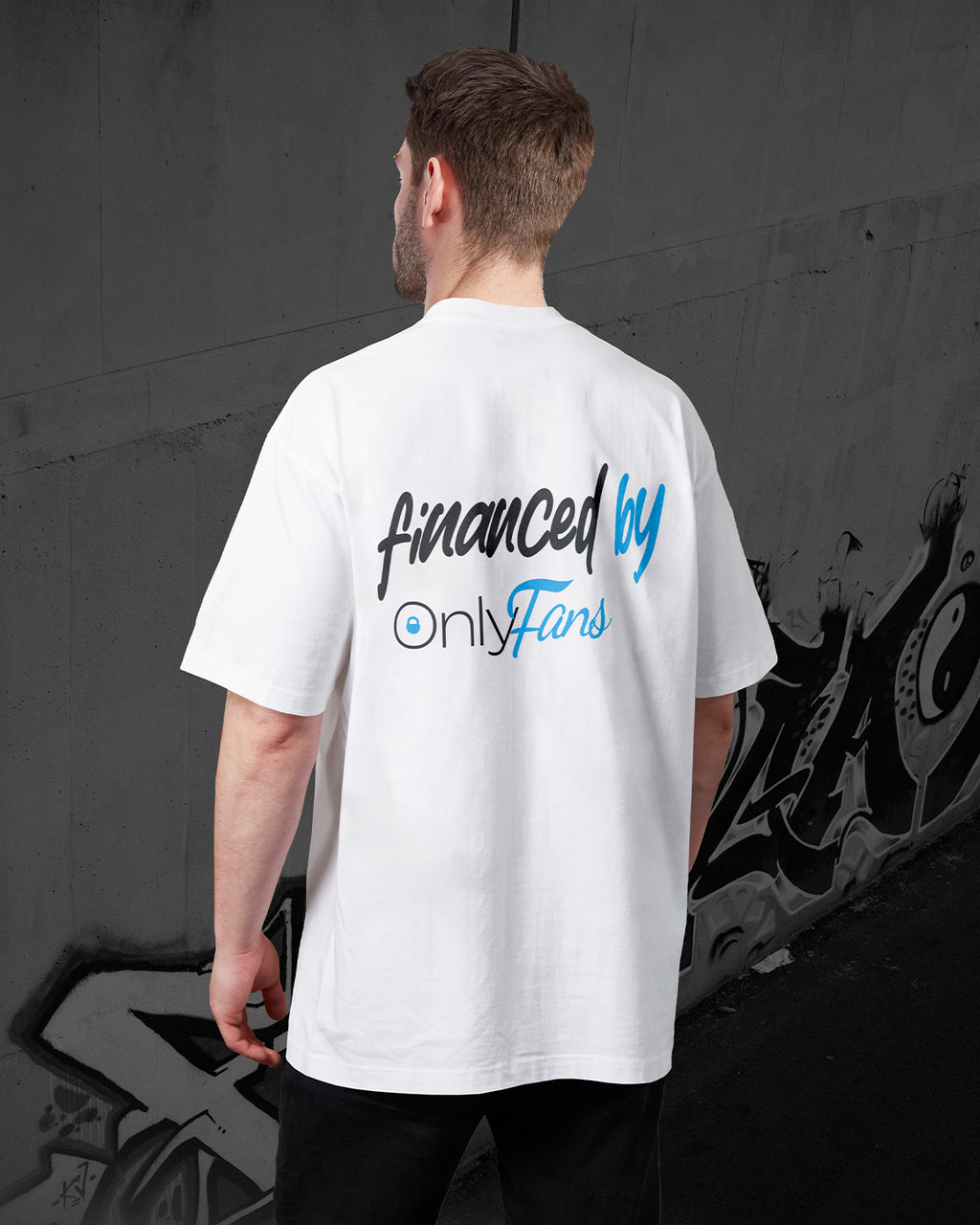 FINANCED BY ONLYFANS - Oversized T-Shirt