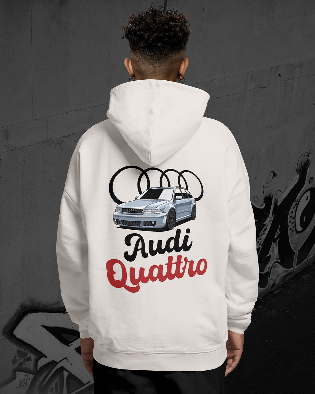 Audi RS4 B5 Avant Quattro Oversized Hoodie