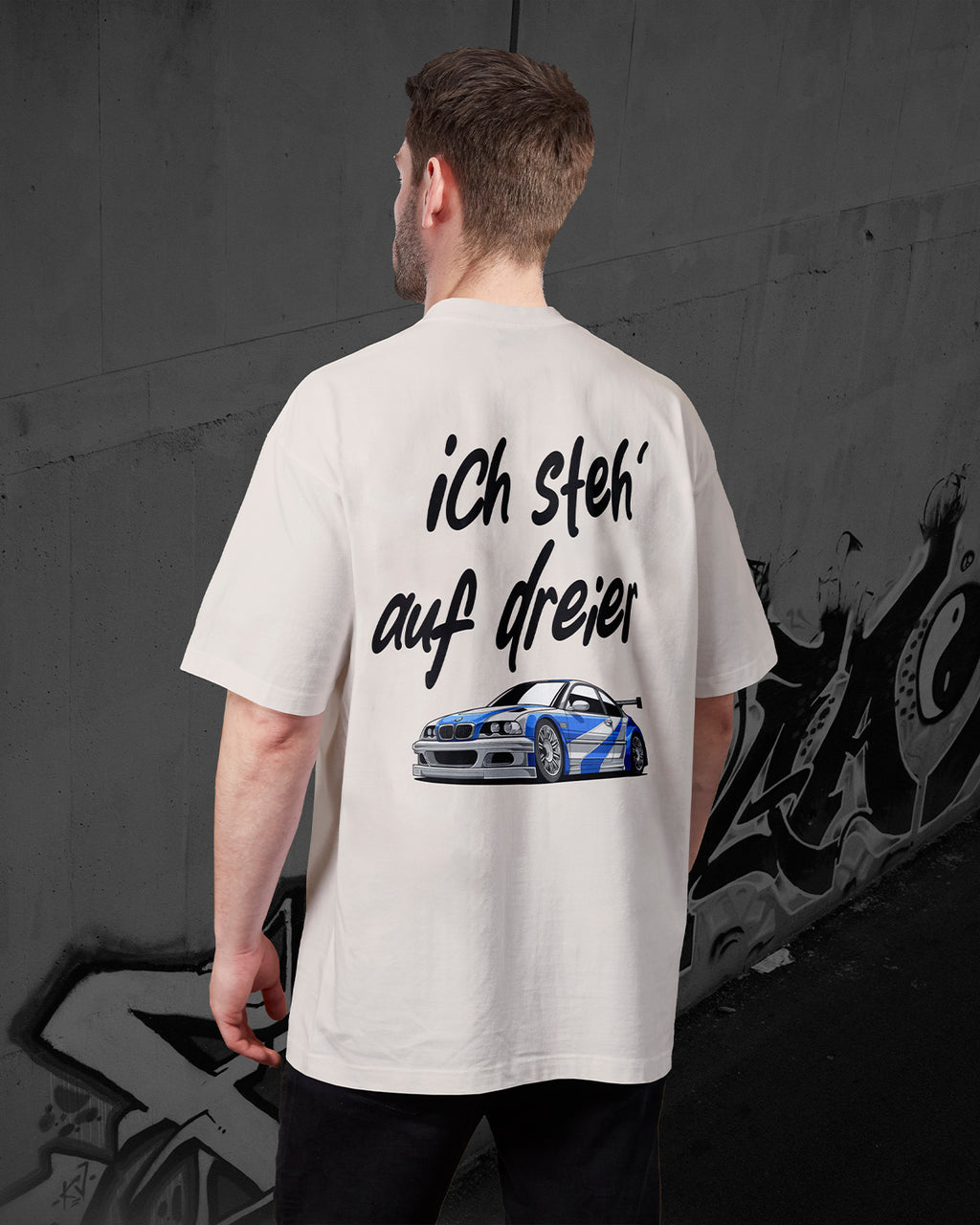 ICH STEH' AUF DREIER - Oversized T-Shirt