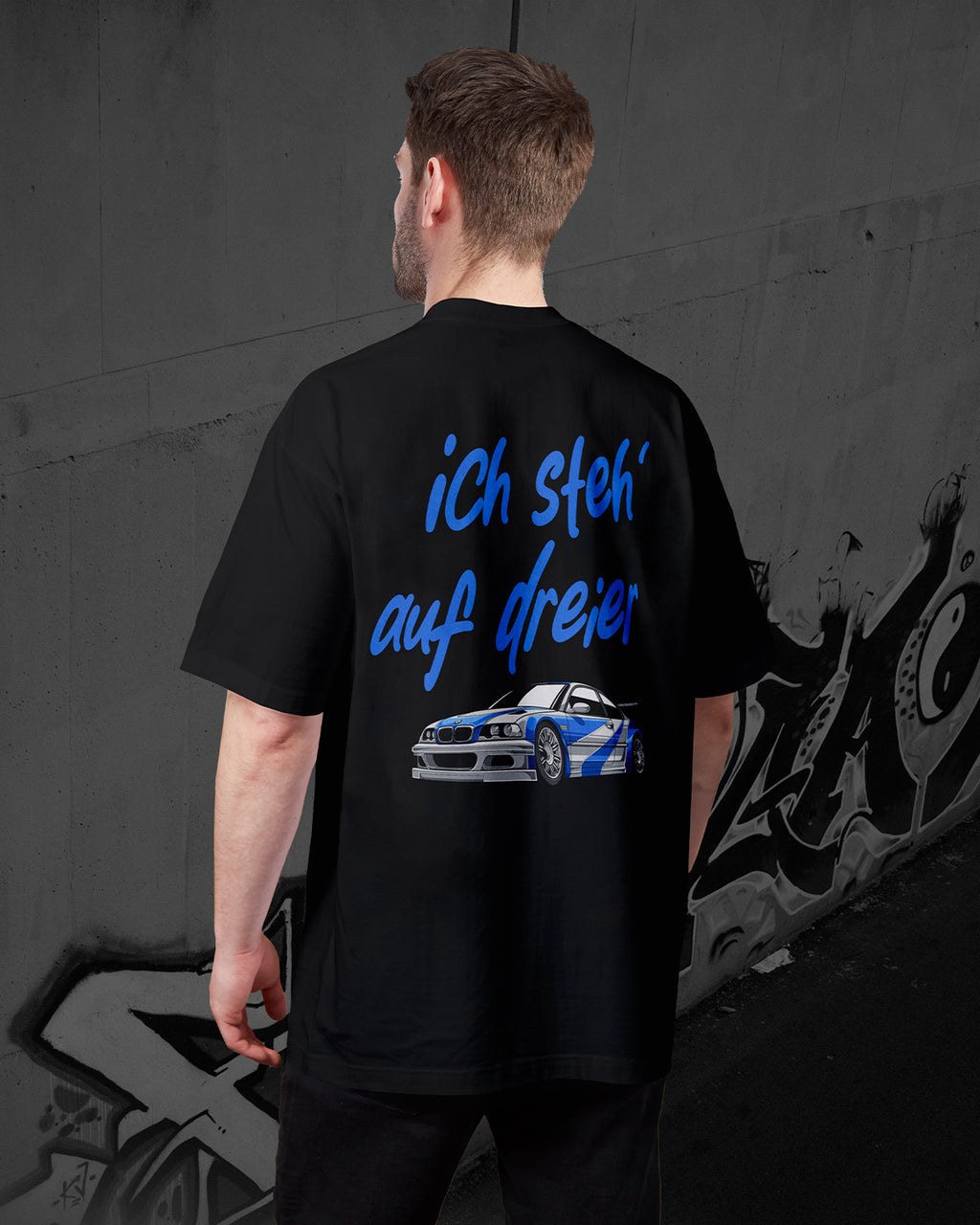 ICH STEH' AUF DREIER - Oversized T-Shirt
