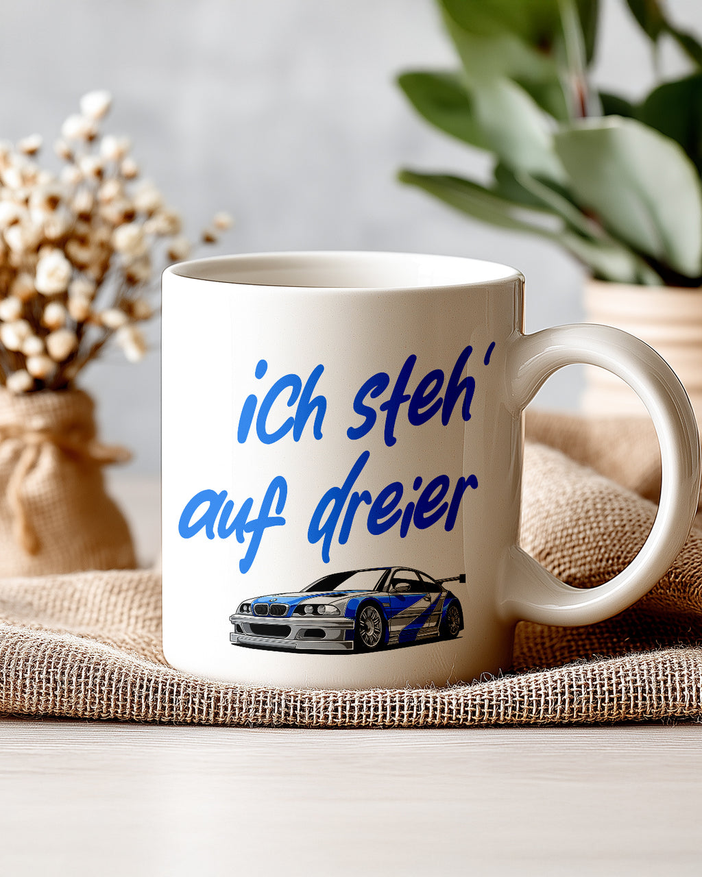 ICH STEH' AUF DREIER - Kaffeetasse