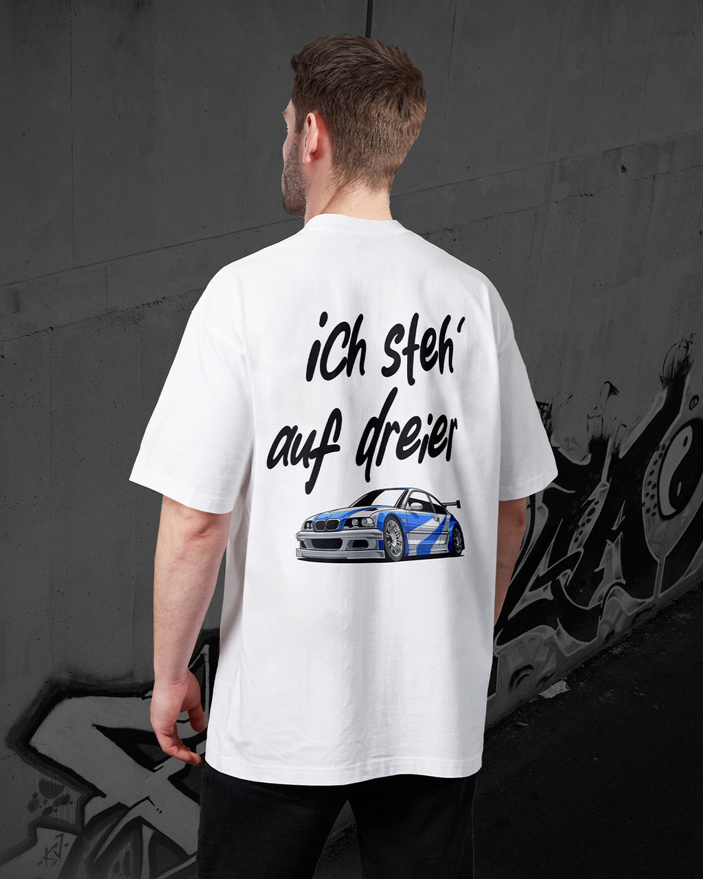 ICH STEH' AUF DREIER - Oversized T-Shirt