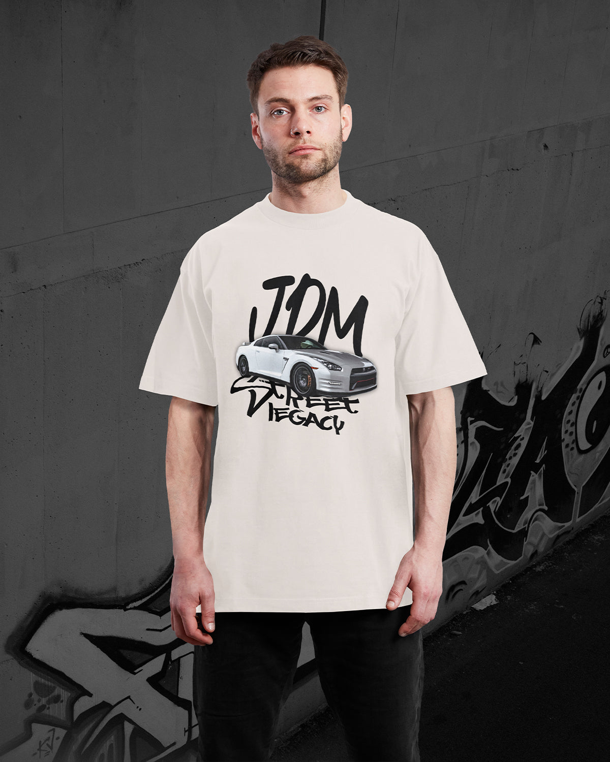 JDM NISSAN GT-R STREET LEGACY - Oversized T-Shirt