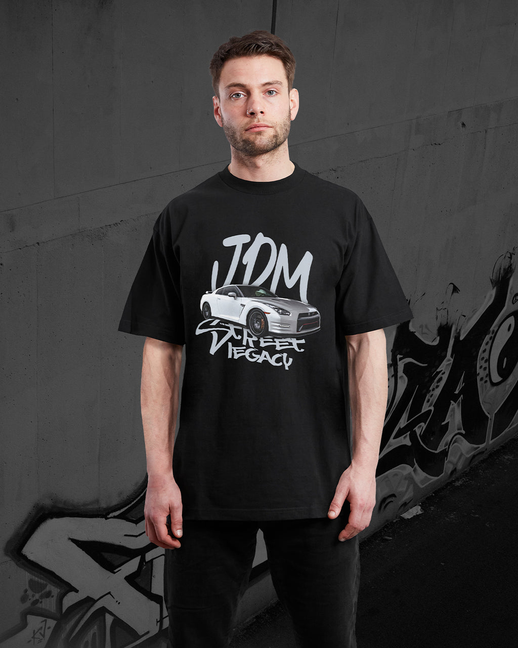 JDM NISSAN GT-R STREET LEGACY - Oversized T-Shirt
