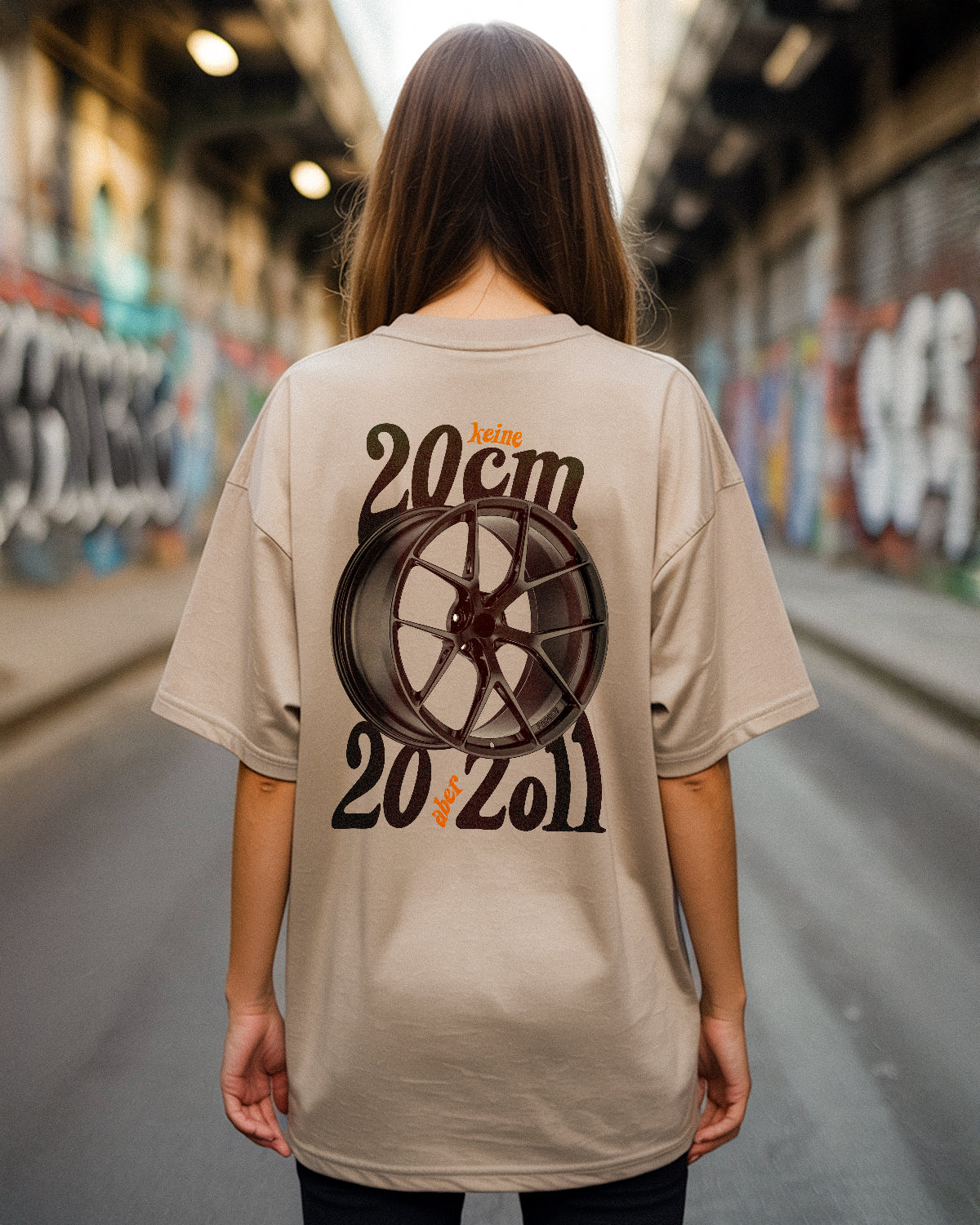 KEINE 20CM ABER 20 ZOLL FELGEN - Oversized T-Shirt