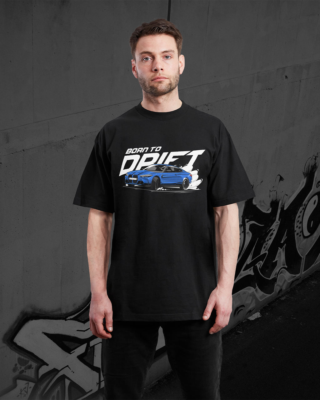 M4 BORN TO DRIFT - Oversized T-Shirt