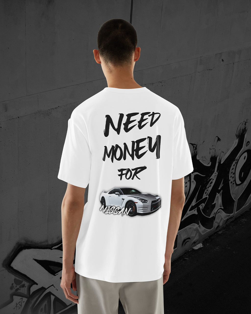 NEED MONEY FOR NISSAN GT-R - Oversized T-Shirt