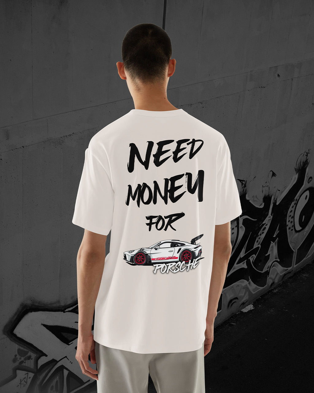 NEED MONEY FOR PORSCHE GT3 RS - Oversized T-Shirt