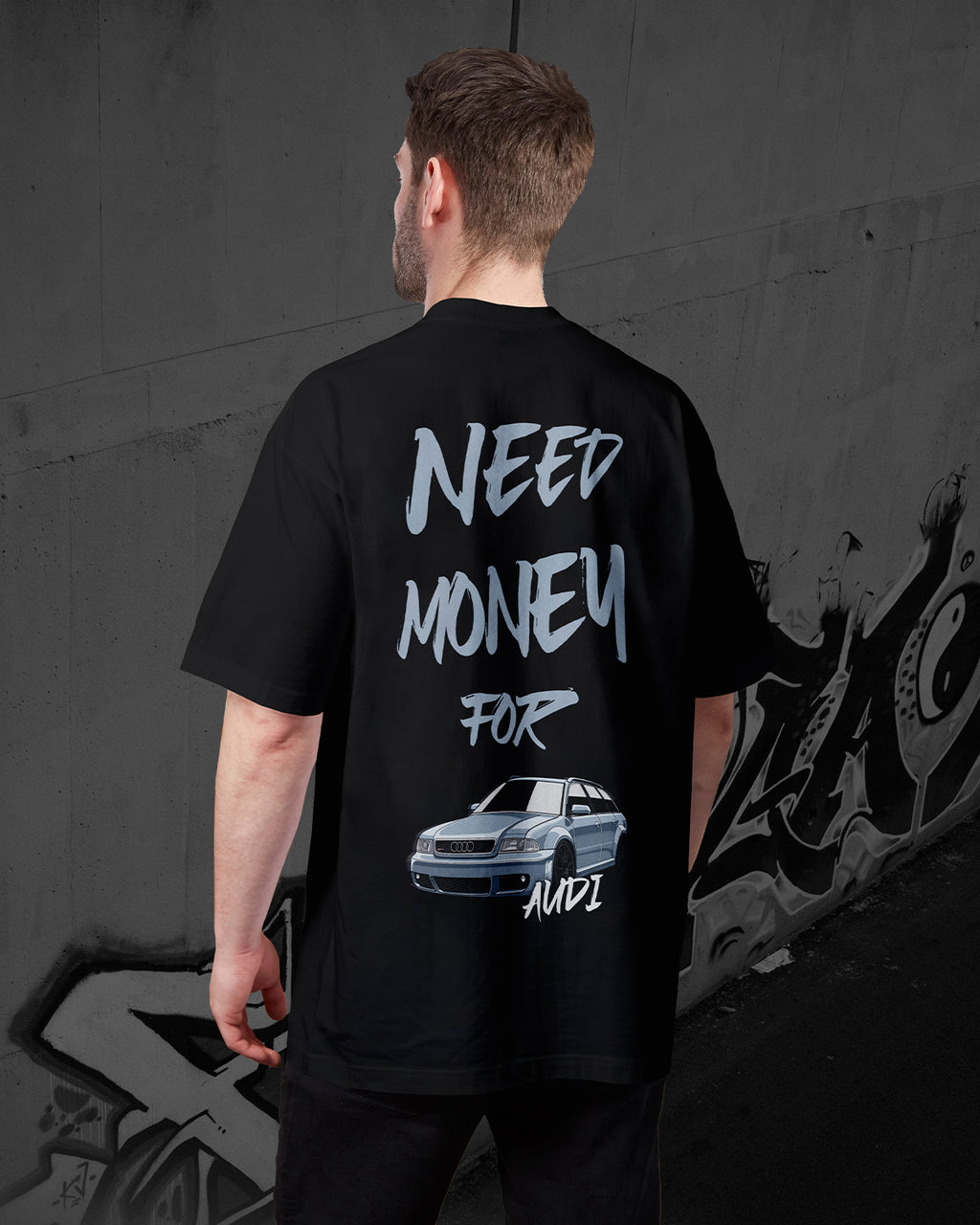 NEED MONEY FOR AUDI RS4 B5 AVANT - Oversized T-Shirt