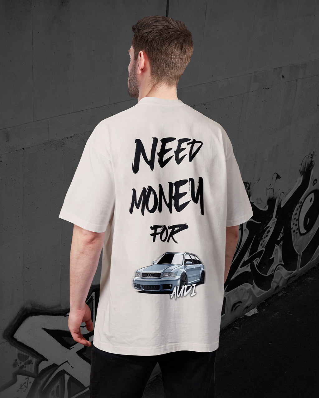 NEED MONEY FOR AUDI RS4 B5 AVANT - Oversized T-Shirt