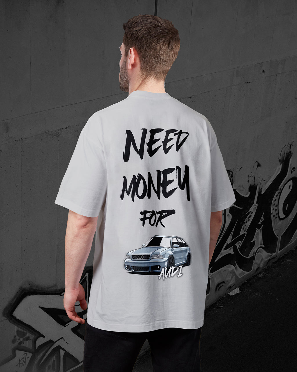 NEED MONEY FOR AUDI RS4 B5 AVANT - Oversized T-Shirt