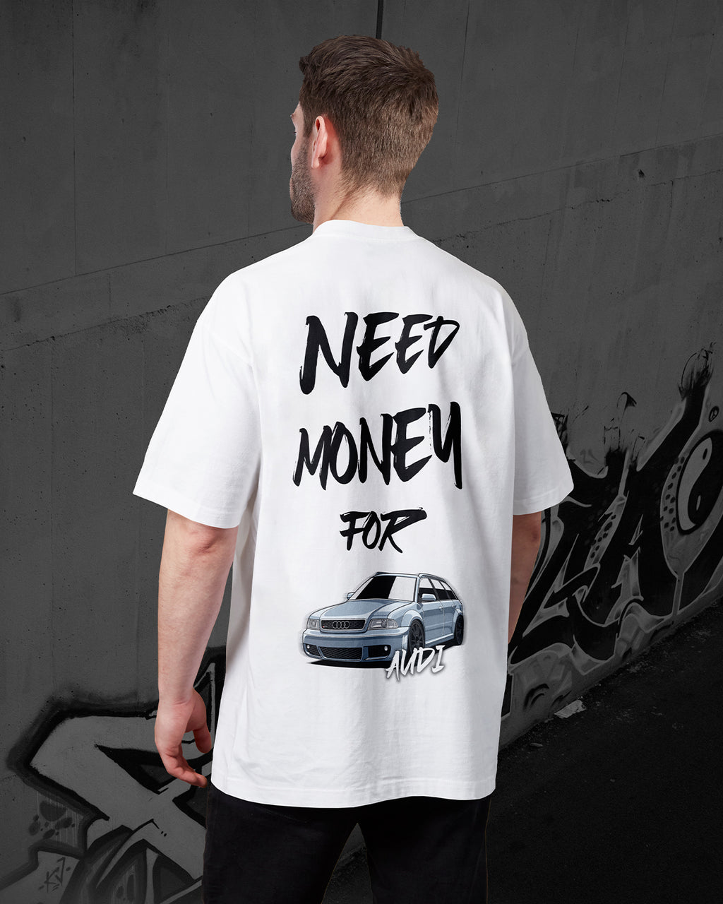 NEED MONEY FOR AUDI RS4 B5 AVANT - Oversized T-Shirt