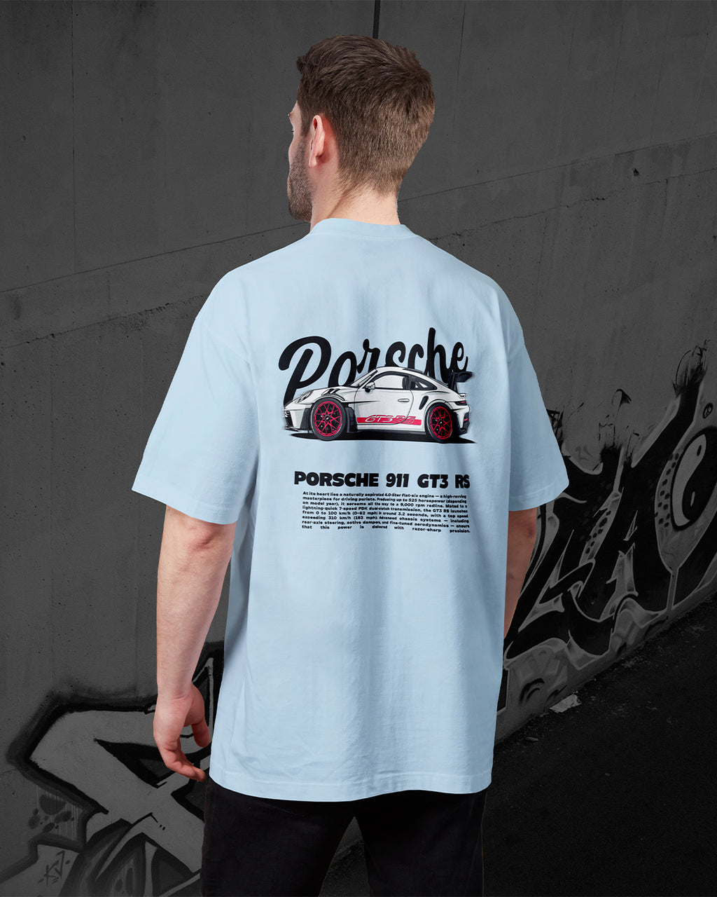 PORSCHE 911 GT3 RS CLASSIC - Oversized T-Shirt