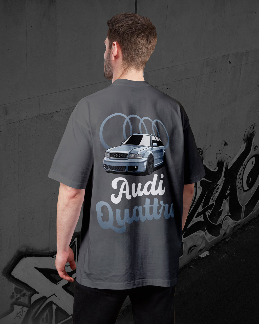 AUDI RS4 B5 QUATTRO - Oversized T-Shirt